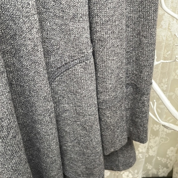 Calvin Klein Soft Grey Long Sleeved Cross Over Sweater - Picture 10 of 12